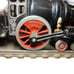 Collectible Cast Iron Metal Train Made By Miley's Inc.1981 Decanter Empty Rare