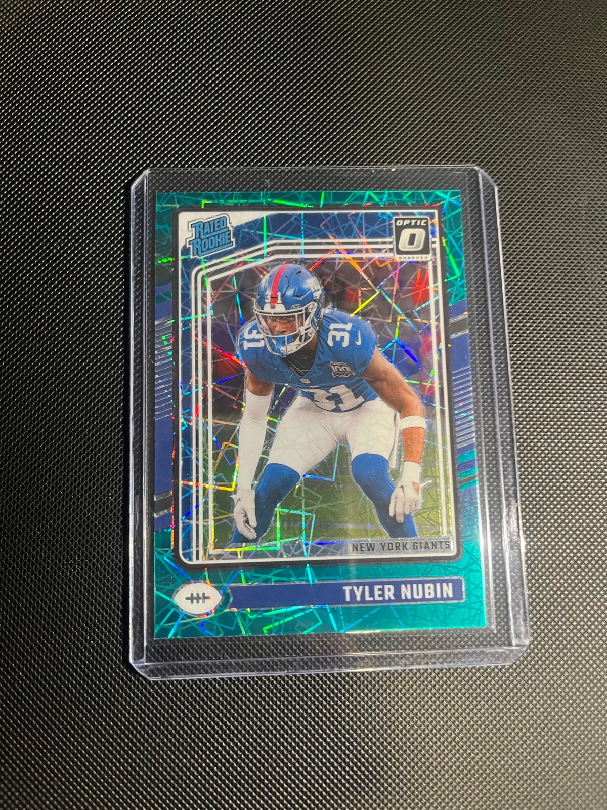 2024 Panini Donruss Optic Tyler Nubin Teal Velocity Ssp RC #296 Giants