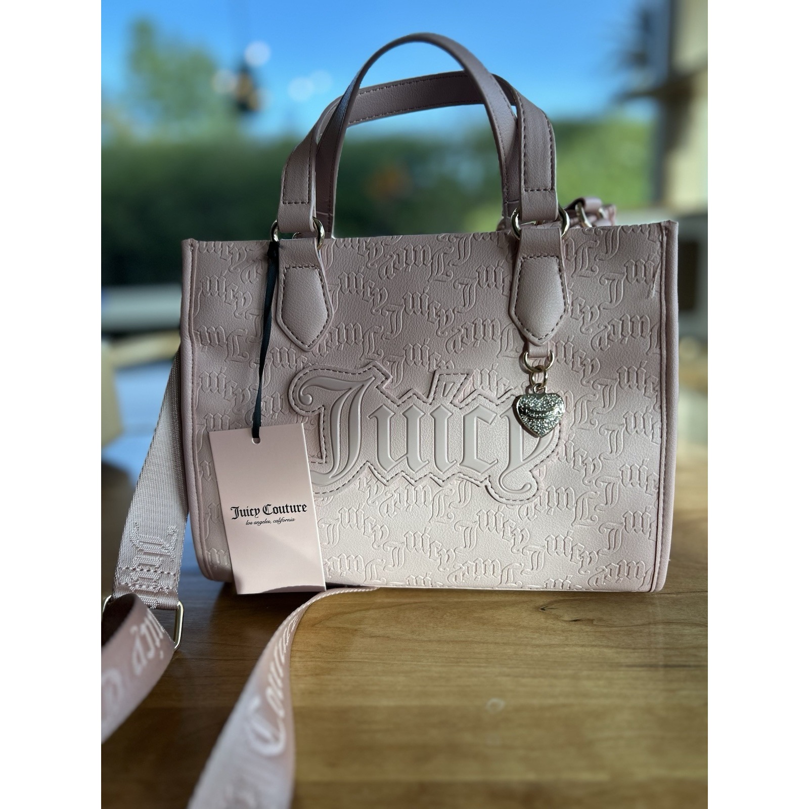 NWT Juicy Couture Pink Diamond Upgrade U Mini Tote