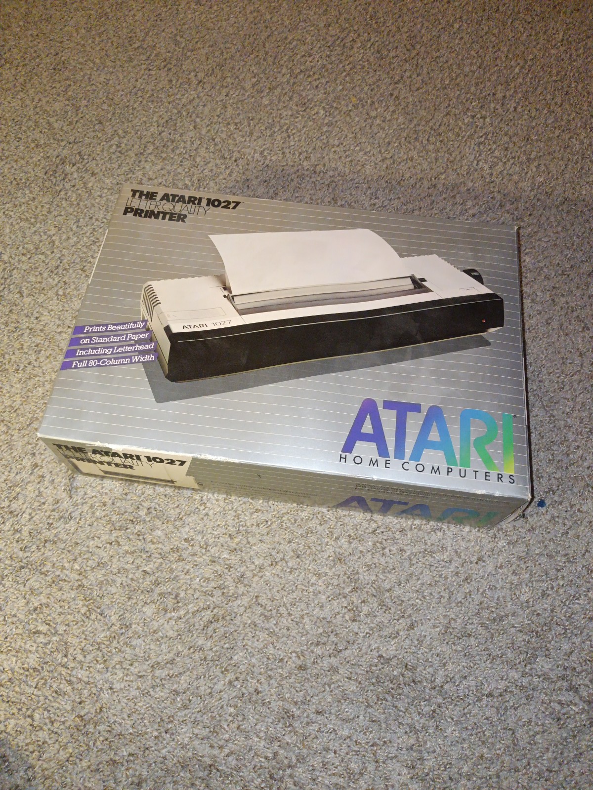 Atari 1027 letter quality printer like new impossible find vintage computer