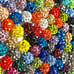 100 pcs 10mm Rhinestone CZ Pave Beads