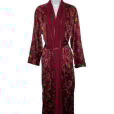 Victoria’s Secret Vintage Gold Label Satiny Floral Robe (S)