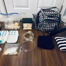 Medela pump in style advanced & JuJuBe case