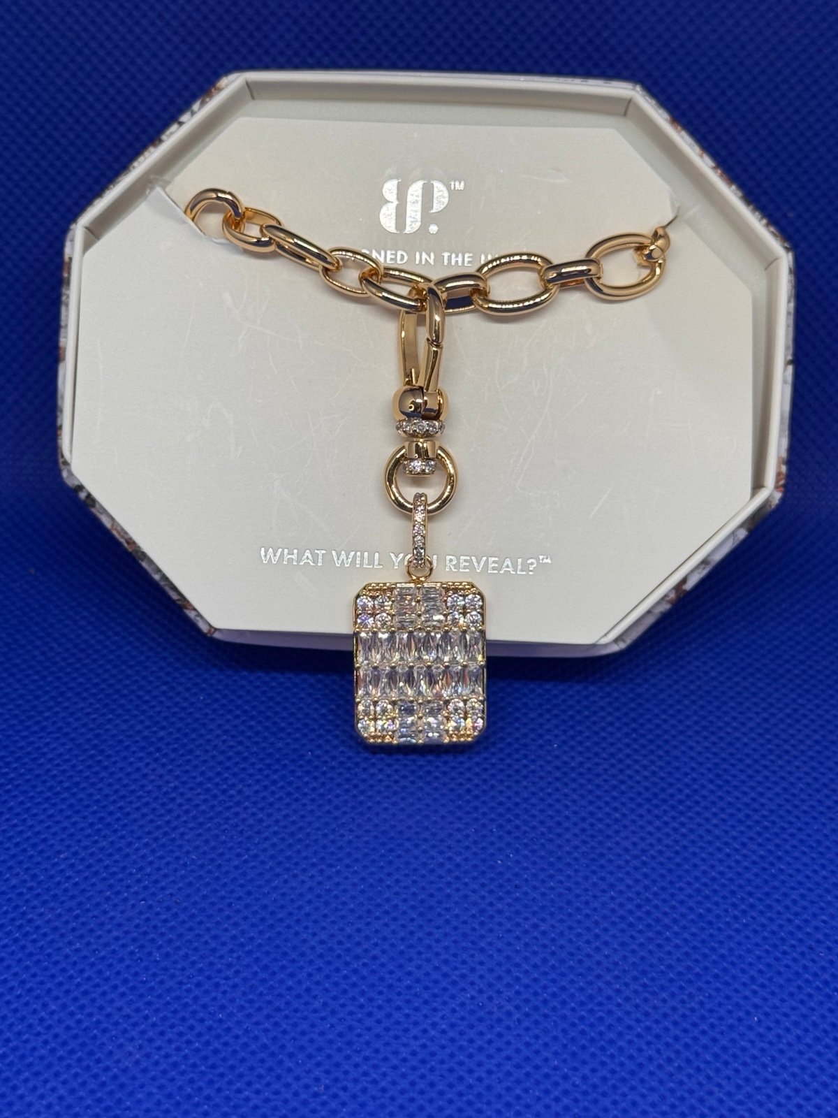 Bomb Party BE ANYTHING BUT BASIC Necklace (dog tag)