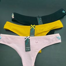 3 pairs of underwear thong