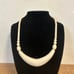 Carved Bovine Bone Necklace