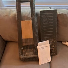 black over-the-toilet shelf | NIB