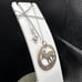 Vintage Sterling Bull Moose Open Silhouette pendant with chain