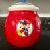 Vintage Mickey and Minnie Mouse Cookie treat jar 7 red lidded canister