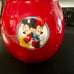 Vintage Mickey and Minnie Mouse Cookie treat jar 7 red lidded canister