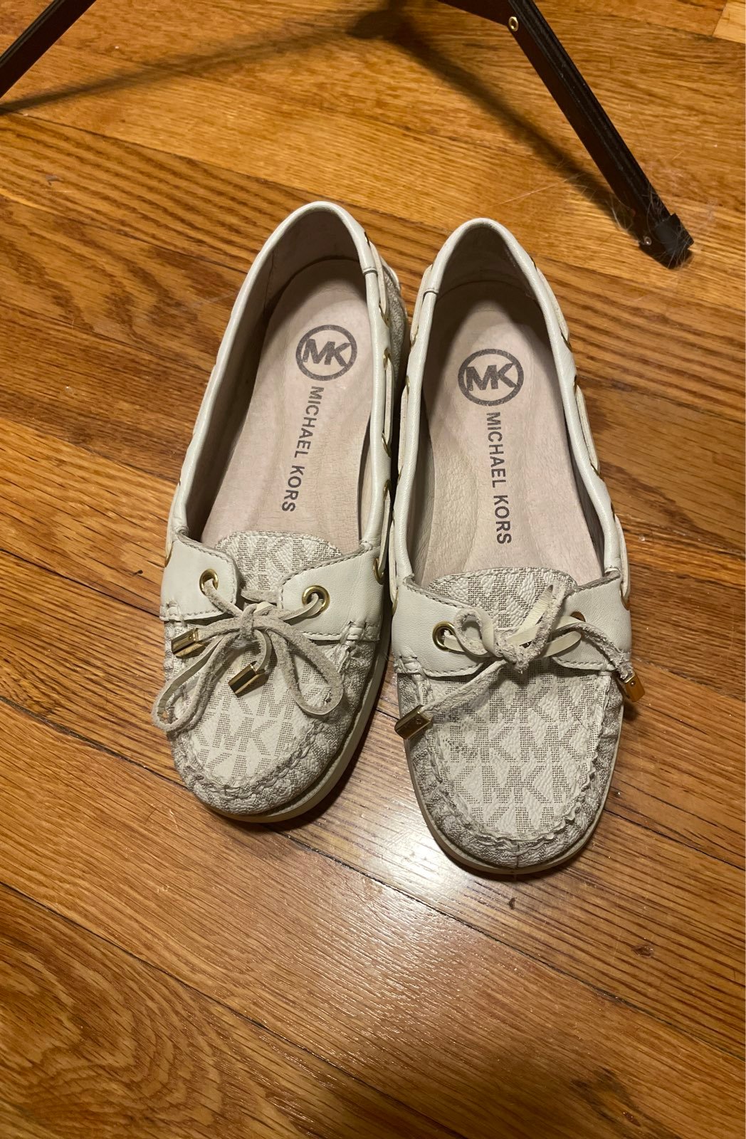 michael kors white flats
