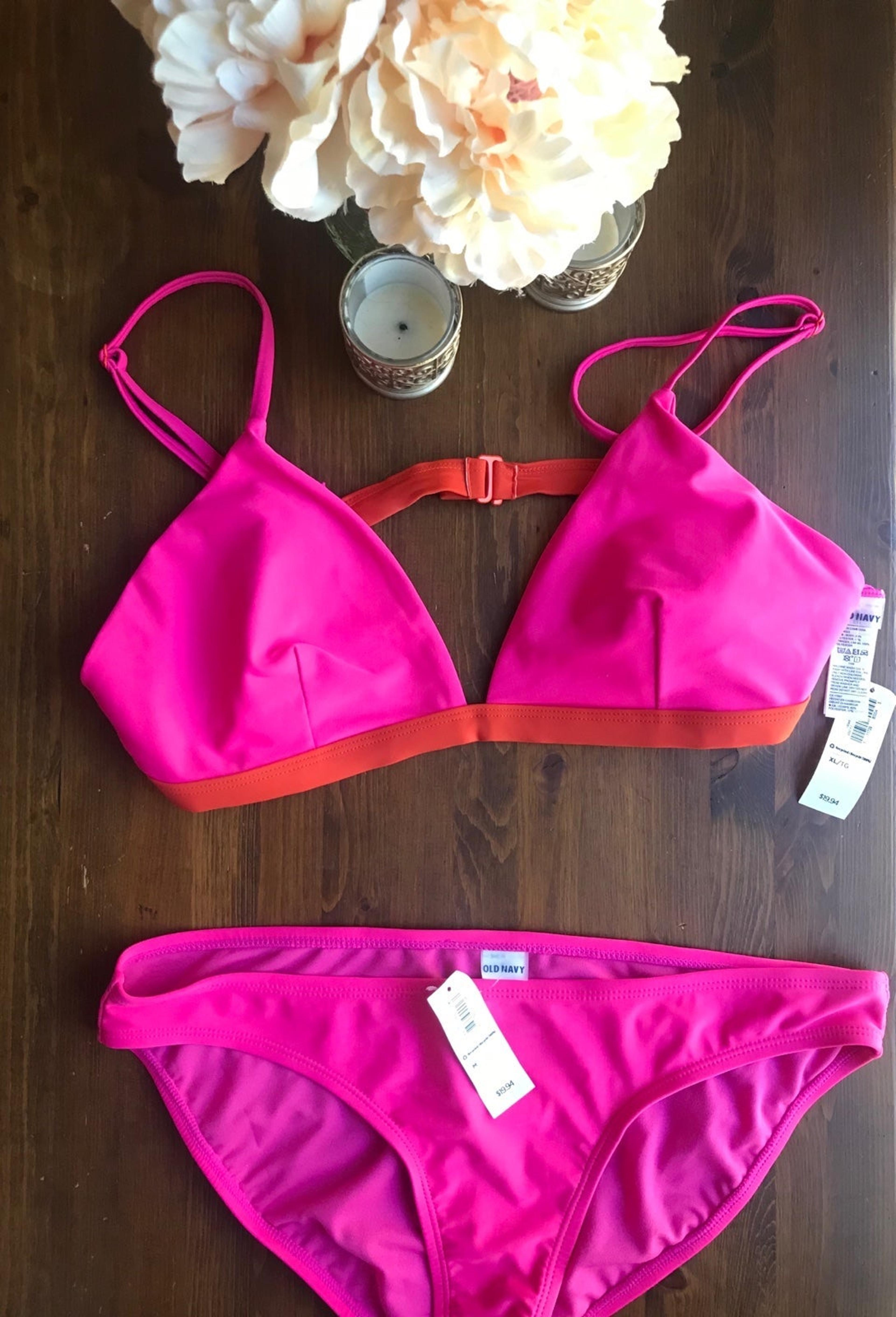 Old navy pink bathing suit Clearance