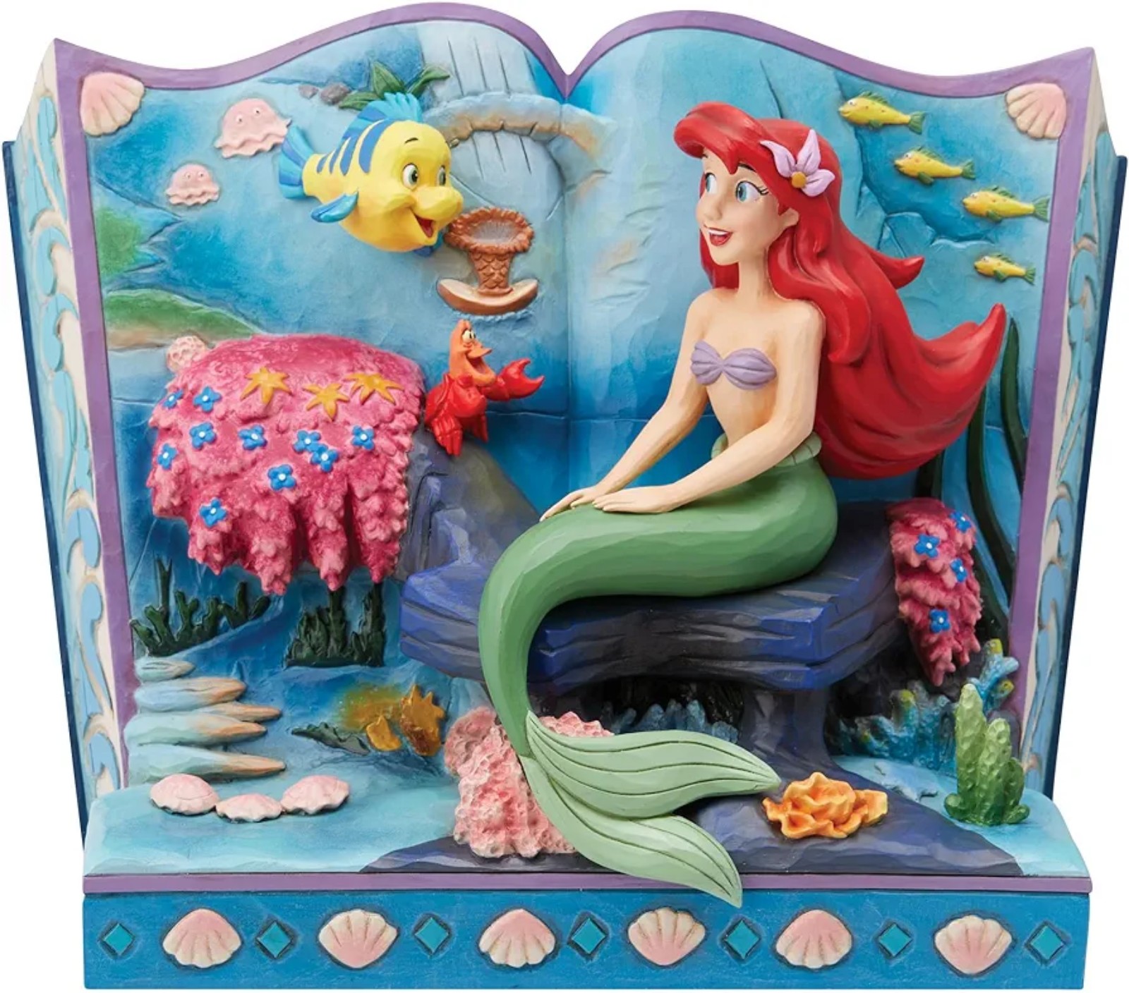 Disney traditions The Little Mermaid storybook figurine 6.25 inch