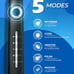 Electric Toothbrush for Adults with 8 Brush Heads Rechargeable - Black