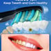 Electric Toothbrush for Adults with 8 Brush Heads Rechargeable - Black
