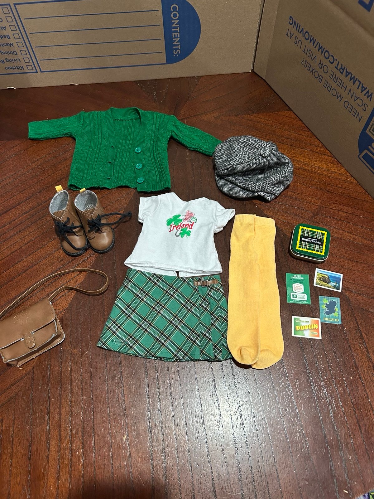 American Girl World Traveler in Ireland and Souvenir Set