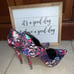 BEBE womens multi color pointed toe pumps