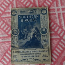 Southern Bivouac Monthly Literary & Historical Magazine 1887 vol 2 no. 10