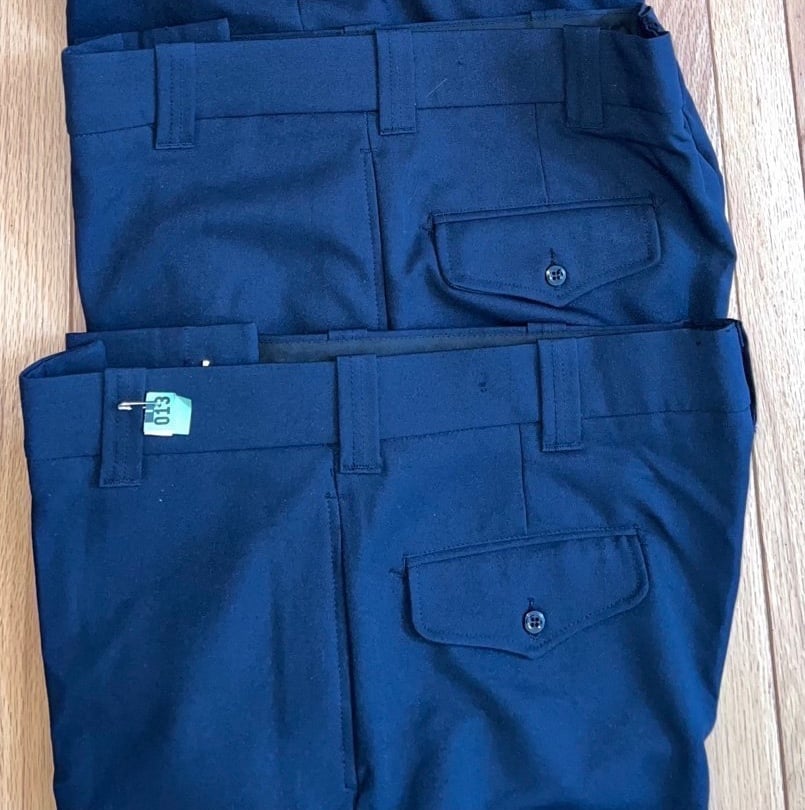 2 Men’s Elbeco 42”R uniform work pants LA Navy blue