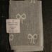 GRAY COQUETTE BOW MATCHING BATH TOWEL SET