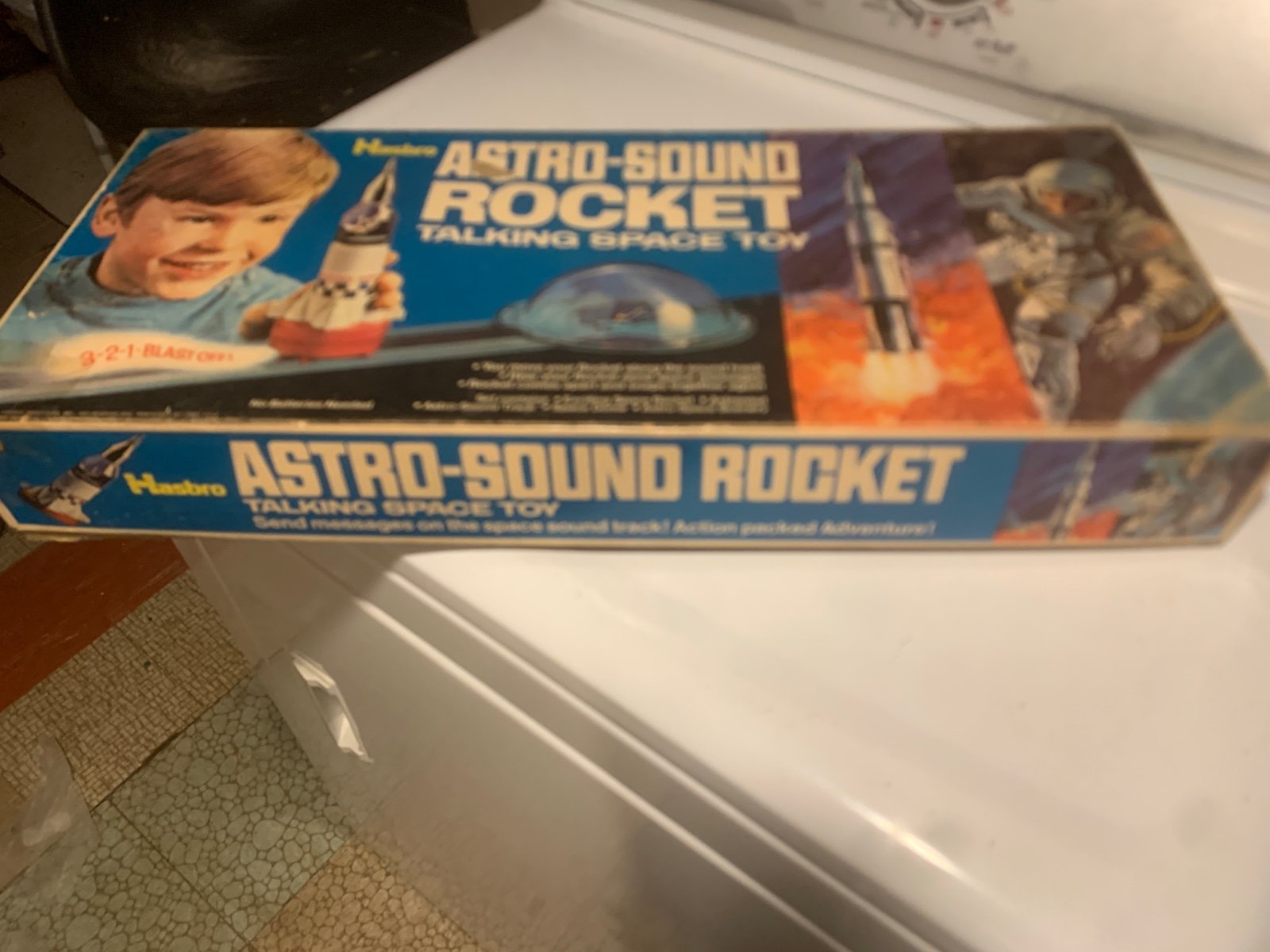 1969 Astro talking rocket space toy
