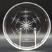Franklin Crystal 1977 Snowflake Plate Christmas Design