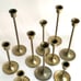 10 Brass Candlesticks