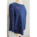Lilly Pulitzer Rami Embroidered Navy Sweatshirt Large