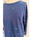 Lilly Pulitzer Rami Embroidered Navy Sweatshirt Large