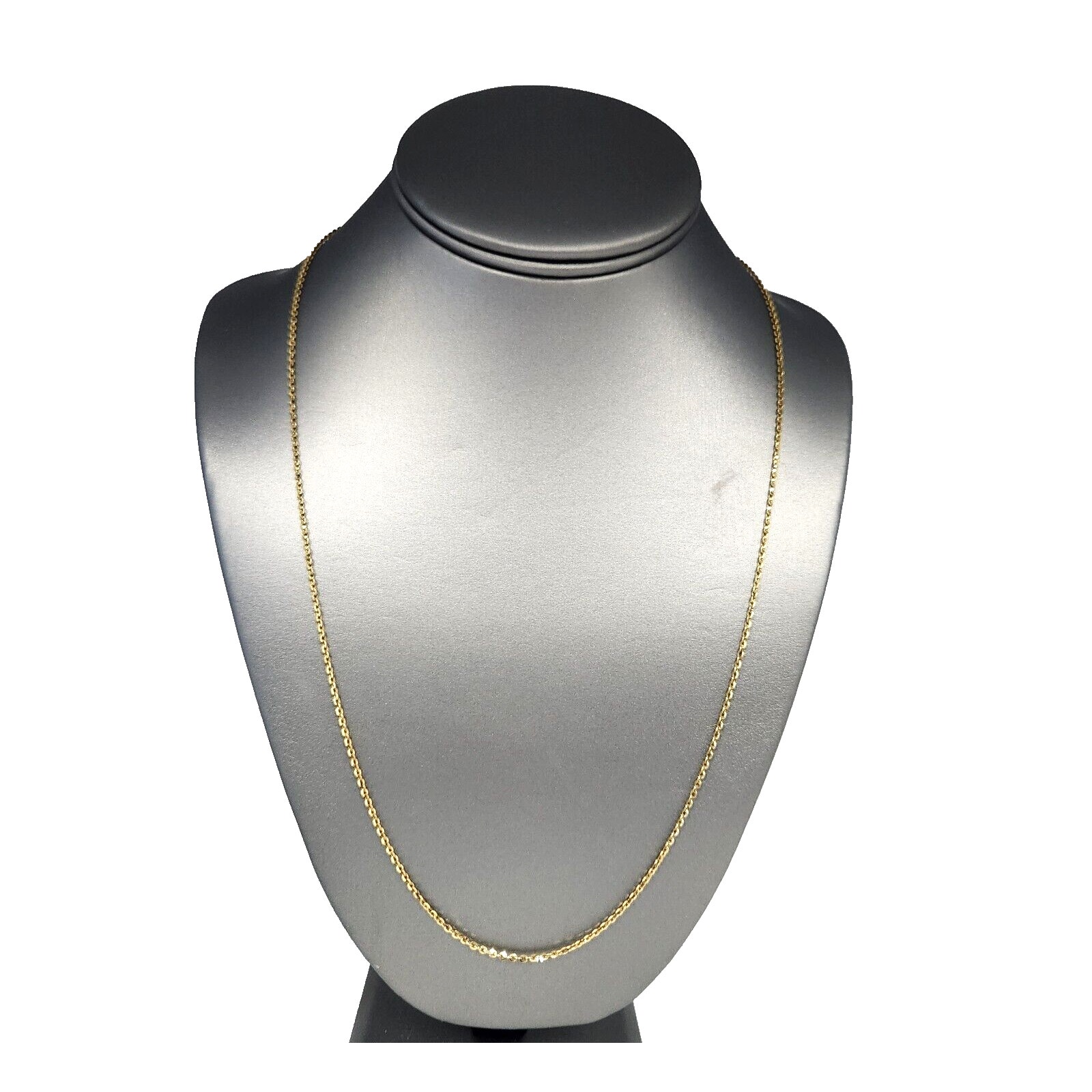 10k Yellow Gold Shiny Chain Necklace 24