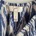 JOIE Amesti B Off-the- Shoulder Blue Ikat Ladies Silk Casual Party Top, S