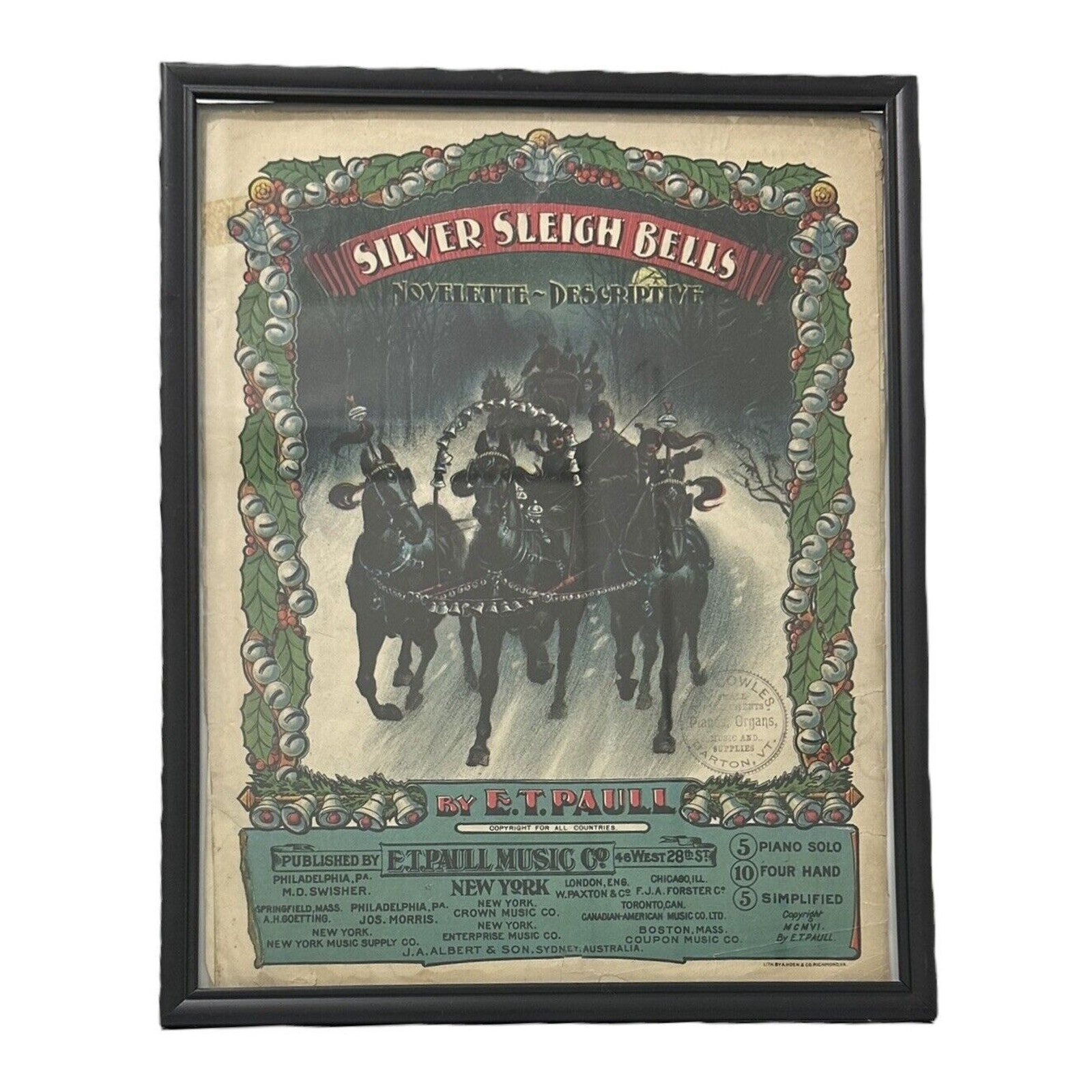 Silver Sleigh Bells Music Sheet Full Booklet- Music Sheets