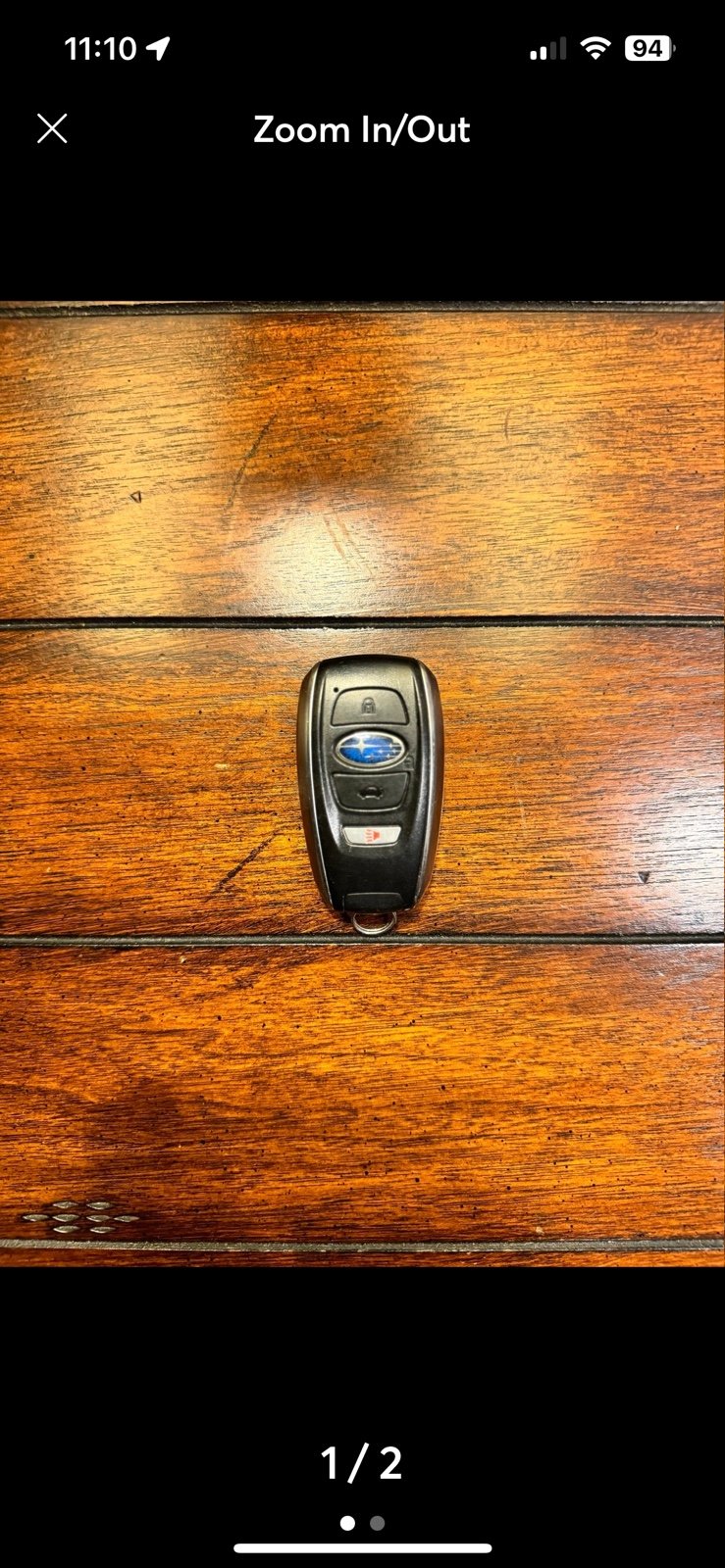 Subaru key fob replacement