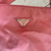 PRADA Medium Geranium PINK Tessuto Nylon FLAT Adjustable Cross Body #7 Authentic