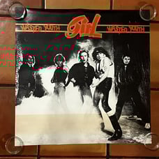 Original 1982 Girl Wasted Youth Record Store Promotional Poster 23 X 23