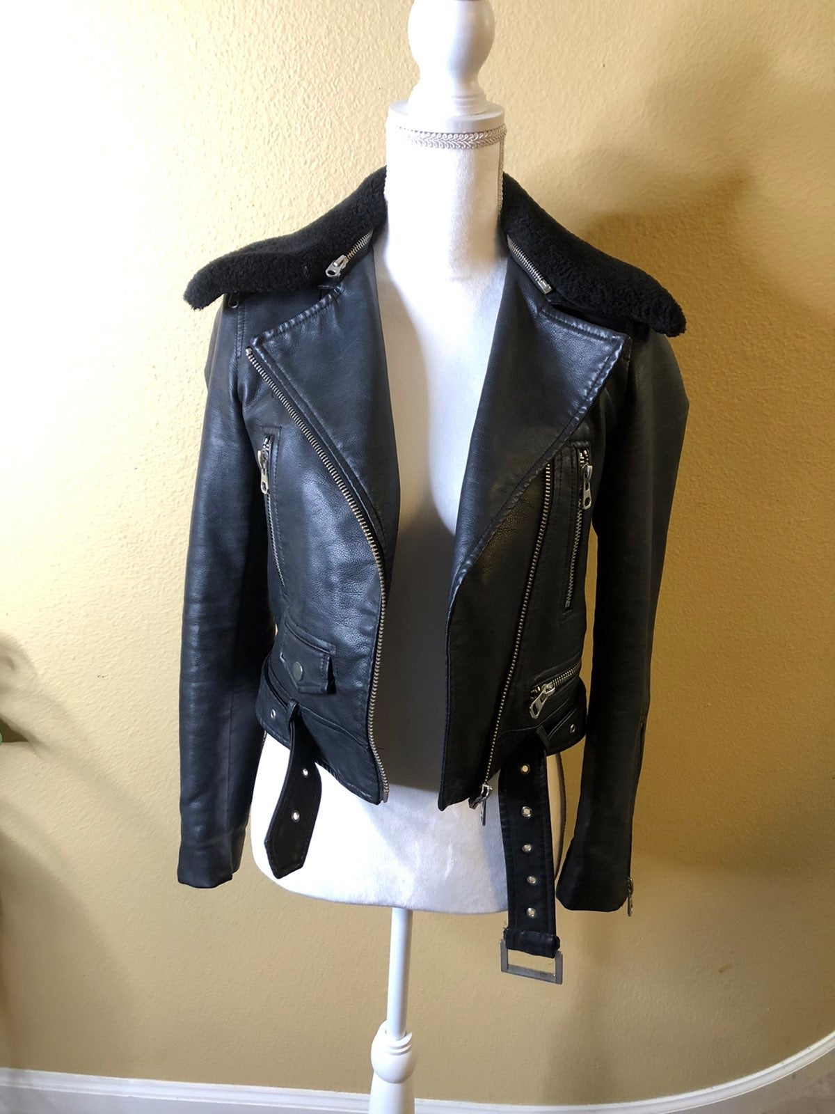 Faux Leather Jacket