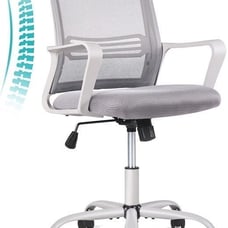 Office Chair, Desk Chair Ergonomic Mesh Office Chair Mesh Grey Computer Chair
