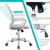 Office Chair, Desk Chair Ergonomic Mesh Office Chair Mesh Grey Computer Chair