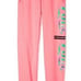 VS PINK neon coral tropical campus jogger pant zip hoodie jacket set