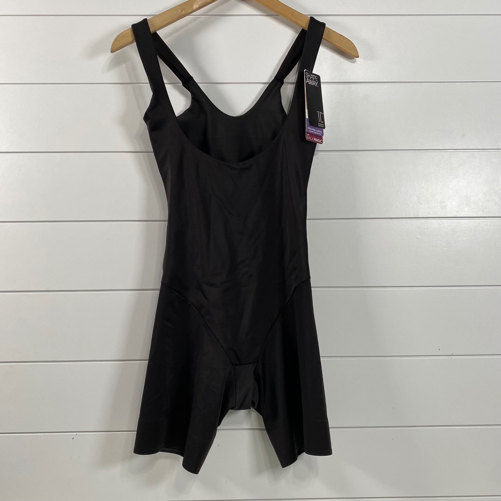 Total Comfort Womens ShapeAway Extra Firm Control Torsette Thigh Shapewear S NWT