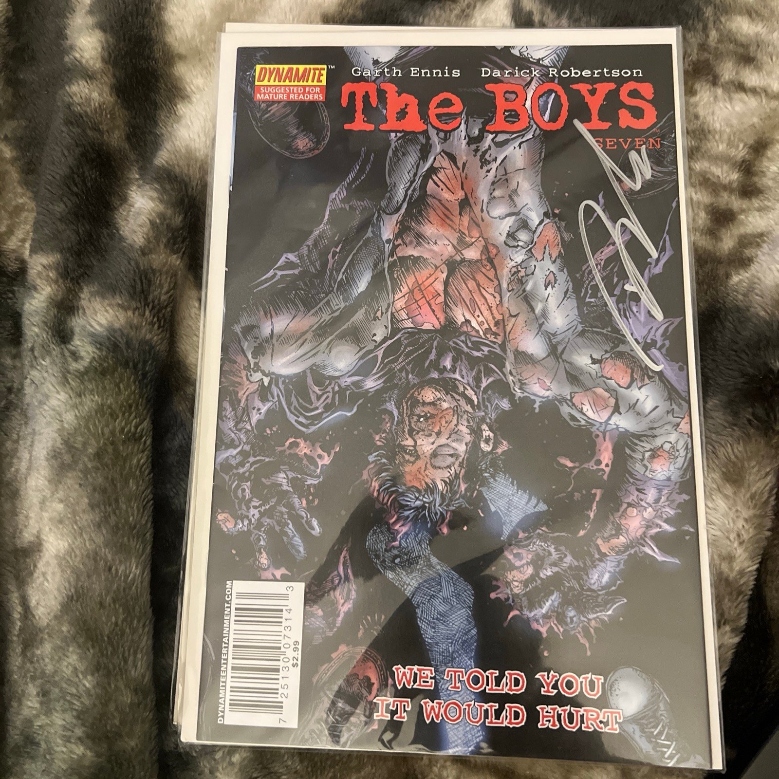 The Boys comics lot 7-10 signed