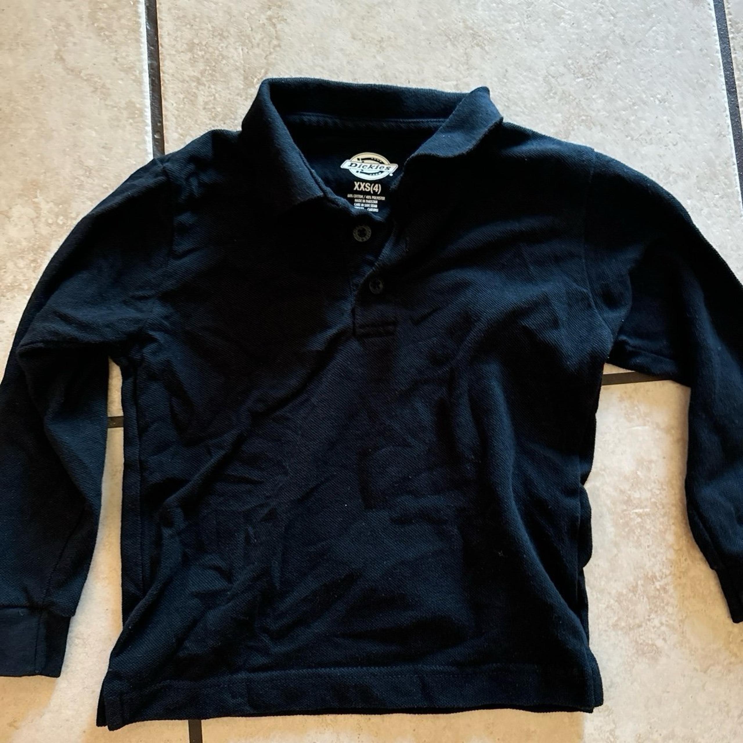 4T Toddlers Black Long Sleeve Dickies Shirt