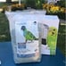 Parakeet cage and bedding