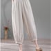 pants women's thin cotton and linen