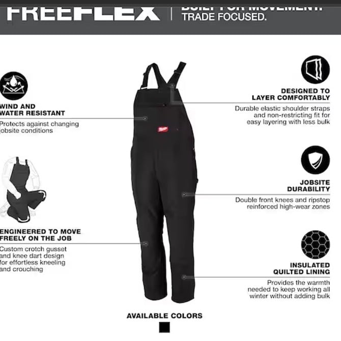 MILWAUKEE COVERALLS FREEFLEX SIZE SMALL TALL NWT