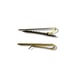 Dior Gold Cufflinks and Tie Clip Set (Clip-on)