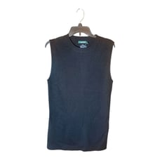 Lauren Ralph Lauren Women’s Sleeveless 100% Wool Sweater Black Large NWT