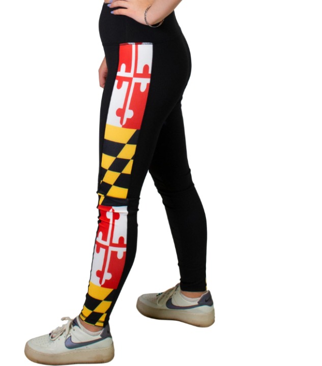 Maryland Flag Women's Yoga Pant/Legging - New! - 50% Off MSRP