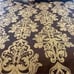 4 - Roma Brown Damask Curtains / Valances
