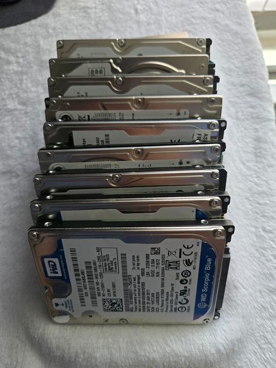 Lot 10 HD 160 GB SATA 2.5 5400&7200 RPM Laptop hard drivers